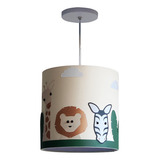 Lustre Infantil Pendente Safari