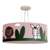 Lustre Infantil Pendente Safari