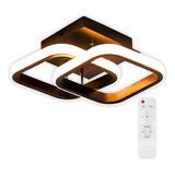 Lustre Led Com Controle Quarto Corredor Lavabo Banheiro Cor Preto 110v 220v Casa Attract
