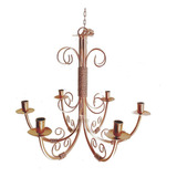 Lustre Luminaria Ferro Teto