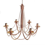 Lustre Luminaria Ferro Teto