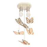 Lustre Luminaria Infantil Borboletas