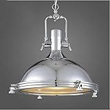 Lustre Lustre De Hardware Moderno Lustre De Metal Industrial Antigo Luminárias Pendentes Com Soquete E27 Lustre De Teto é Adequado Compatível Com Cafeteria Loft Cozinha Restaurante Prata