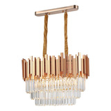 Lustre Midas Retangular Acabamento