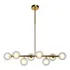 Lustre Pendente 8 Globos Esfera Vidro Molecular Jabuticaba