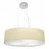 Lustre Pendente Cilíndrico Vivare Md-4136 Cúpula Tec 80x15cm