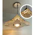 Lustre Pendente Cristal Original E Acrílico Espelhado Lindo