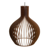 Lustre Pendente De Madeira