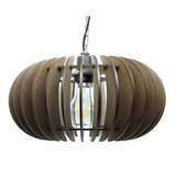 Lustre Pendente De Madeira