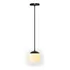 Lustre Pendente Globo Vidro 15 Fosco Jabuticaba Stuttgart Fl