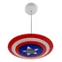 Lustre Pendente Infantil Capitao America Heroi Menino/a Kid Cor Vermelho 110v/220v
