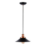 Lustre Pendente Luminaria Balcao Vintage Retro Mesa Interno Cor Preto 110v 220v