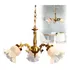 Lustre Pendente Metal Estilo Colonial C/tulipa Cristal