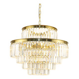 Lustre Pendente Redondo Cristal