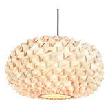 Lustre Pendente Sala De Jantar Estar Quarto Natural Bivolt