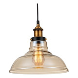 Lustre Pendente Sanlucca Vintage Soho Âmbar E27 Bivolt L3580 110v 220v