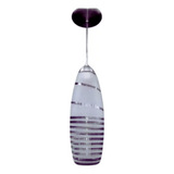 Lustre Pendente Vidro Tubo Fosco Jateado