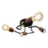 Lustre Sputnik Aranha 4 Braços Luminária Industrial Cor Preto/cobre Voltagem 110v/220v