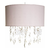Lustre Tubular Com Cristais