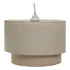 Lustre Tubular Duplo Bege Quarto Bebê Infantil Menina Menino