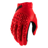 Luva 100 Airmatic Off Road Trilha Bike Div Cores brinde Cor Vermelho Tamanho G