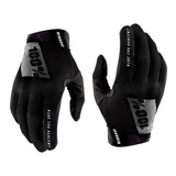 Luva 100  Ridefit Gloves 2021 Touch Screen Preto Motocross G