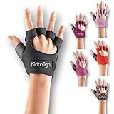 Luva Academia Musculação Treino Feminina Masculina Neoprene Proteção Fitness Crossfit Par Hidrolight Tamanhos Halteres Polegar Munhequeira Reforçada Protetor Ortopédico JCanova Store Preta P 