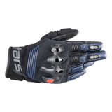 Luva Alpinestars Halo Couro Moto Piloto Cano Curto Original
