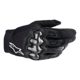 Luva Alpinestars Megawatt Moto Cano Curto Couro Original