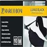 Luva Black M Caixa Com 10 Unidades  1543  Marco Boni  Preto