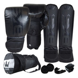 Luva Boxe Muay Thai caneleira bolsa