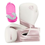 Luva Boxe Muay Thai Pretorian Elite Rosa Bolsa