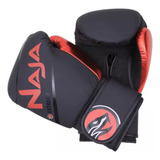 Luva Boxe Naja Black Extreme Muay Thai Sparring   Bolsa