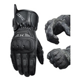 Luva Couro X11 Impact2 Cano Curto Proteção Moto Motoqueiro