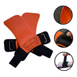 Luva Crossfit Hand Grip Laranja - Maxi Aderência Na Barra