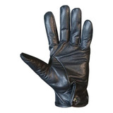 Luva De 100 Couro Oficial Militar Preto Impactus