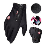 Luva De Bike Moto Dedos Fechados Termica Anti Chuva Touch