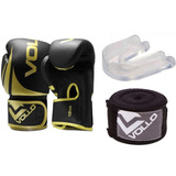 Luva De Boxe muay Thai Vollo protetor Bucal Simples bandagem