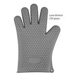Luva De Cozinha Térmica Silicone 5 Dedos Anticalor 230 Graus