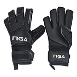 Luva De Goleiro Profissional Nga Soccer Brio Black Tamanho 8