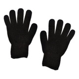 Luva De Lã Preta Kit 12 Pares Unissex Inverno Frio Atacado