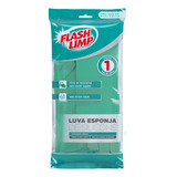 Luva De Limpeza Esponja Silicone Multiuso Flp5944 Flash Limp