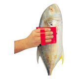 Luva De Mão Limpar Peixe Descamador Cozinha Pesca Proteger