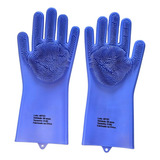 Luva De Silicone Esponja Mágica Multiuso Cozinha Azulejos