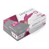 Luva Descartável Rosa Unigloves Com Pó Cx C 100