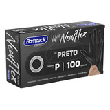 Luva Descartável Vinilflex Bompack Sem Pó