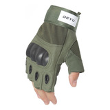 Luva Deyu Airsoft Paintball Airsoft Tatica Militar Meio Dedo