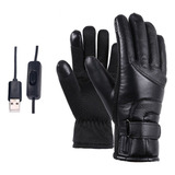 Luva Elétrica Unissex Com Aquecimento Impermeável Moto Usb