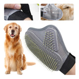 Luva Escova Banho Tira Remove Pelos Pet Cães Cachorro Gato