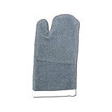 Luva Grafatex Mão De Gato Azul Cano Curto 35cm Lamare